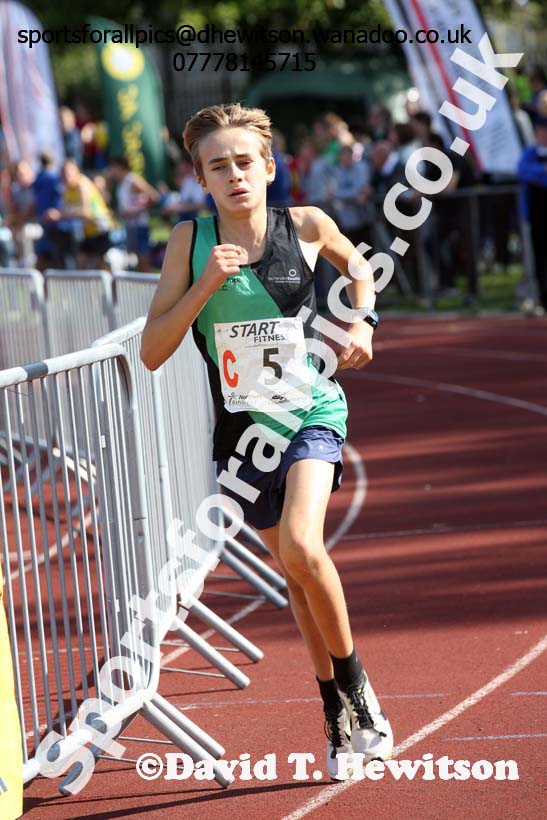 Mens under-17s, Northern Road Relays, Blackpool. Photo: David T. Hewitson/Sports for All Pics
